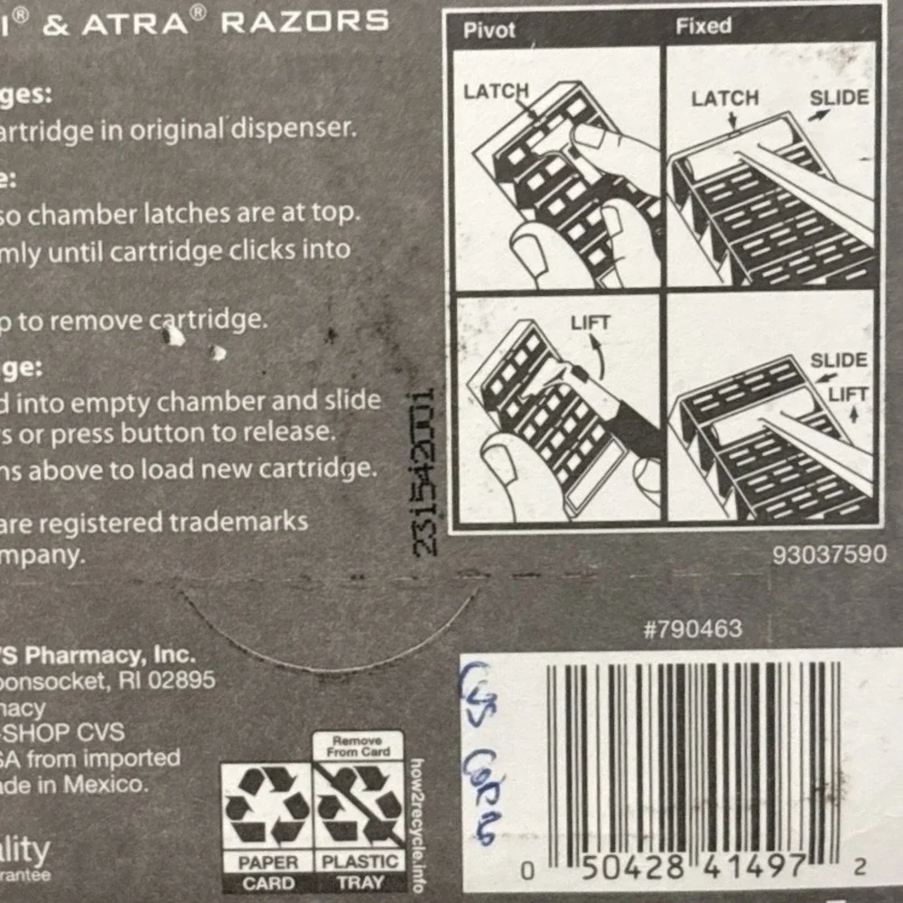 10 Twin Pivot Plus Razor Cartridges Fits Trac II Atra NEW Sealed.